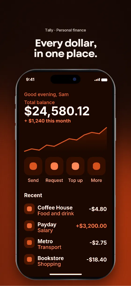 App Store set of three, app showcase template