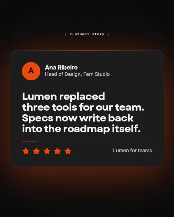 Testimonial, cards template