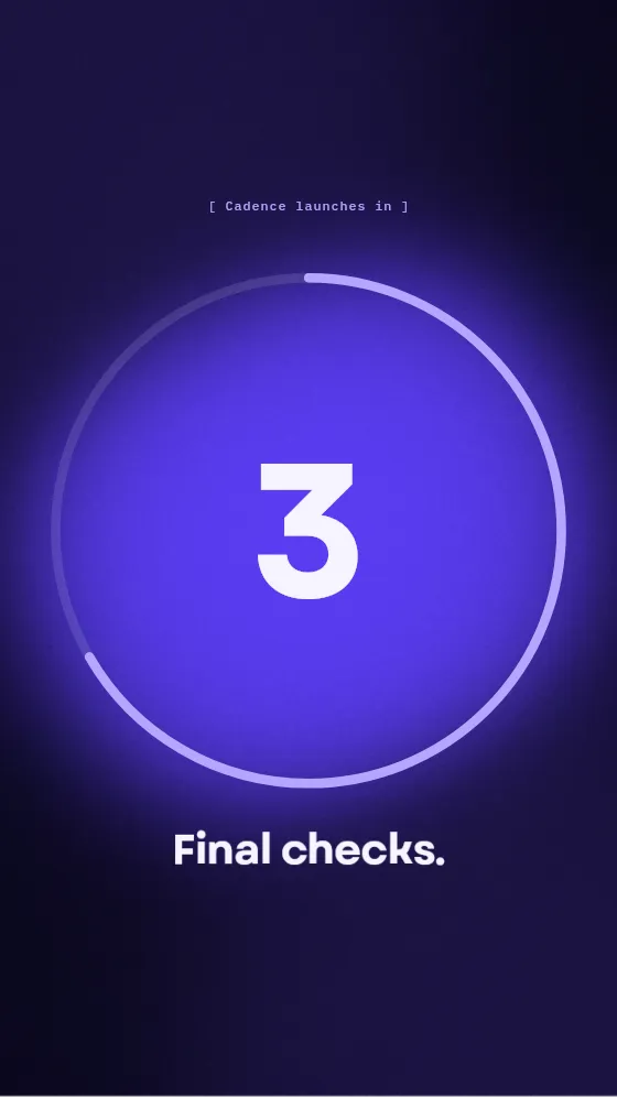 Launch countdown, reel and story template
