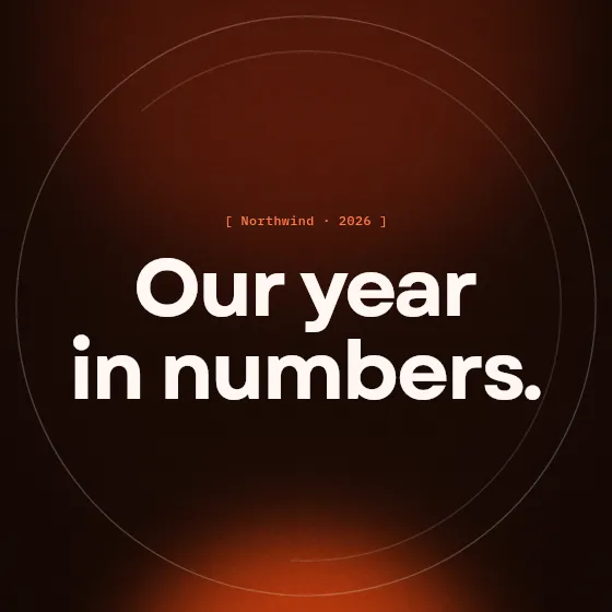 Year in numbers, charts and numbers template