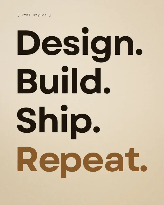 Words that stack, brand motion template