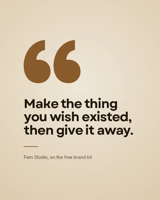 Quote card, social post template