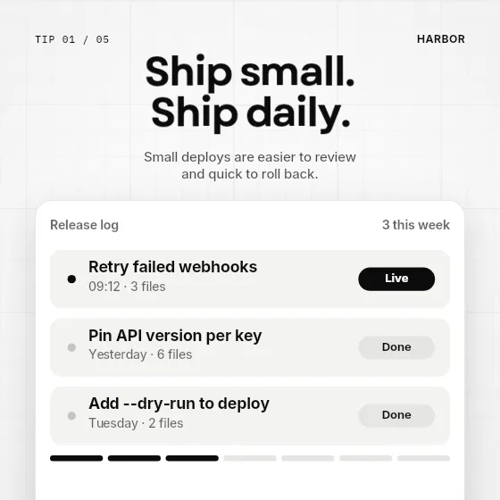 Tip of the day, social post template